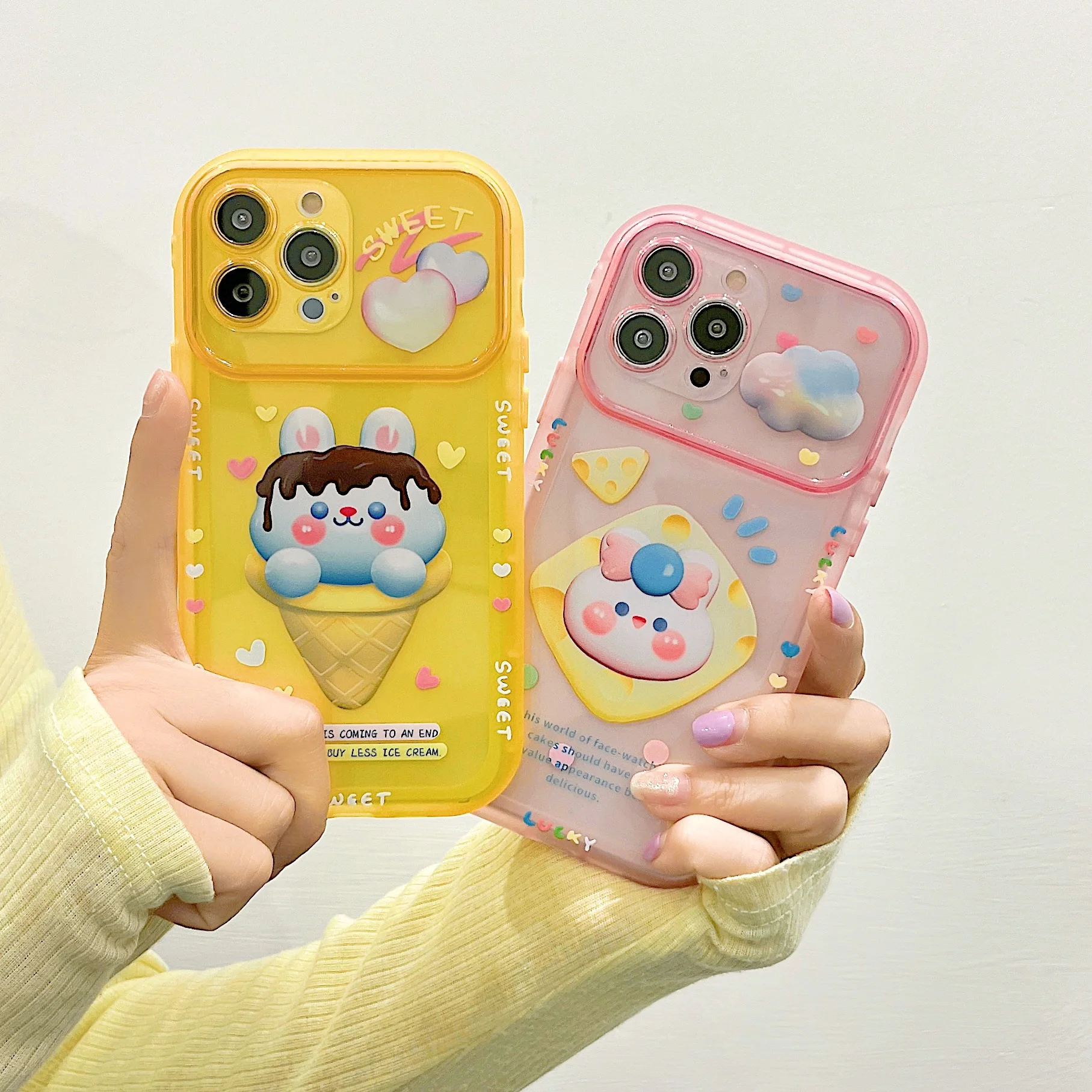 Cartoon Creative Ice Cream Rabbit Phone Cases For iPhone 13 12 11 Pro Max XR XS MAX X Lady Girl Anti-drop Soft TPU Cover Gift
Cartoon Creative Ice Cream Rabbit Phone Cases For iPhone 13 12 11 Pro Max XR XS MAX X Lady Girl Anti-drop Soft TPU Cover Gift