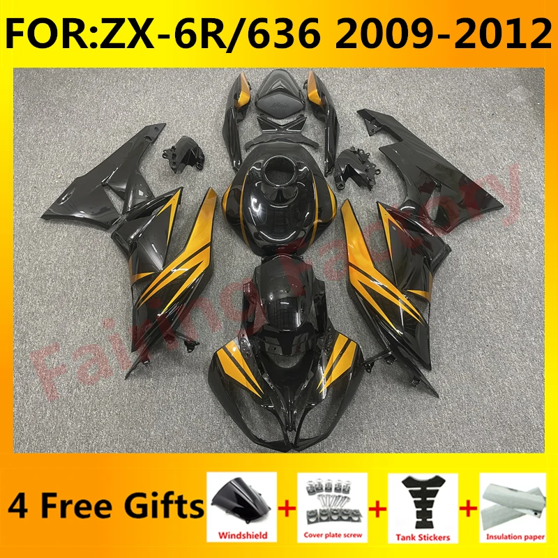 Motorcycle Fairings Kit fit for Ninja ZX-6R 2009 2010 2011 2012 ZX6R zx 6r 636 09 10 11 12 bodywork full fairing set gold black
Motorcycle Fairings Kit fit for Ninja ZX-6R 2009 2010 2011 2012 ZX6R zx 6r 636 09 10 11 12 bodywork full fairing set gold black