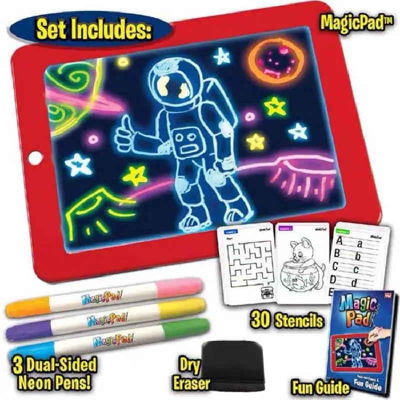 New 3d Magic Drawing Pad Children's Drawing Board Puzzle Luminous Drawing Board Children's Mental Development Toy Album Style
New 3d Magic Drawing Pad Children's Drawing Board Puzzle Luminous Drawing Board Children's Mental Development Toy Album Style