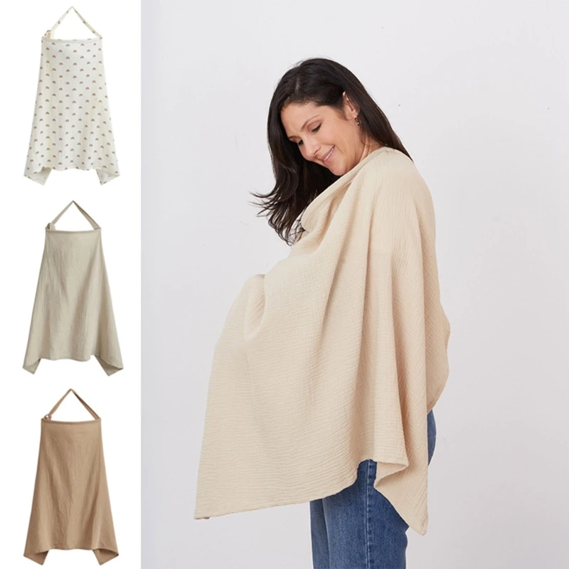 Cotton Breastfeeding Cover Breathable Muslin Nursing Cover for Baby Breastfeeding Nursing Apron Breastfeeding Essentials
Cotton Breastfeeding Cover Breathable Muslin Nursing Cover for Baby Breastfeeding Nursing Apron Breastfeeding Essentials