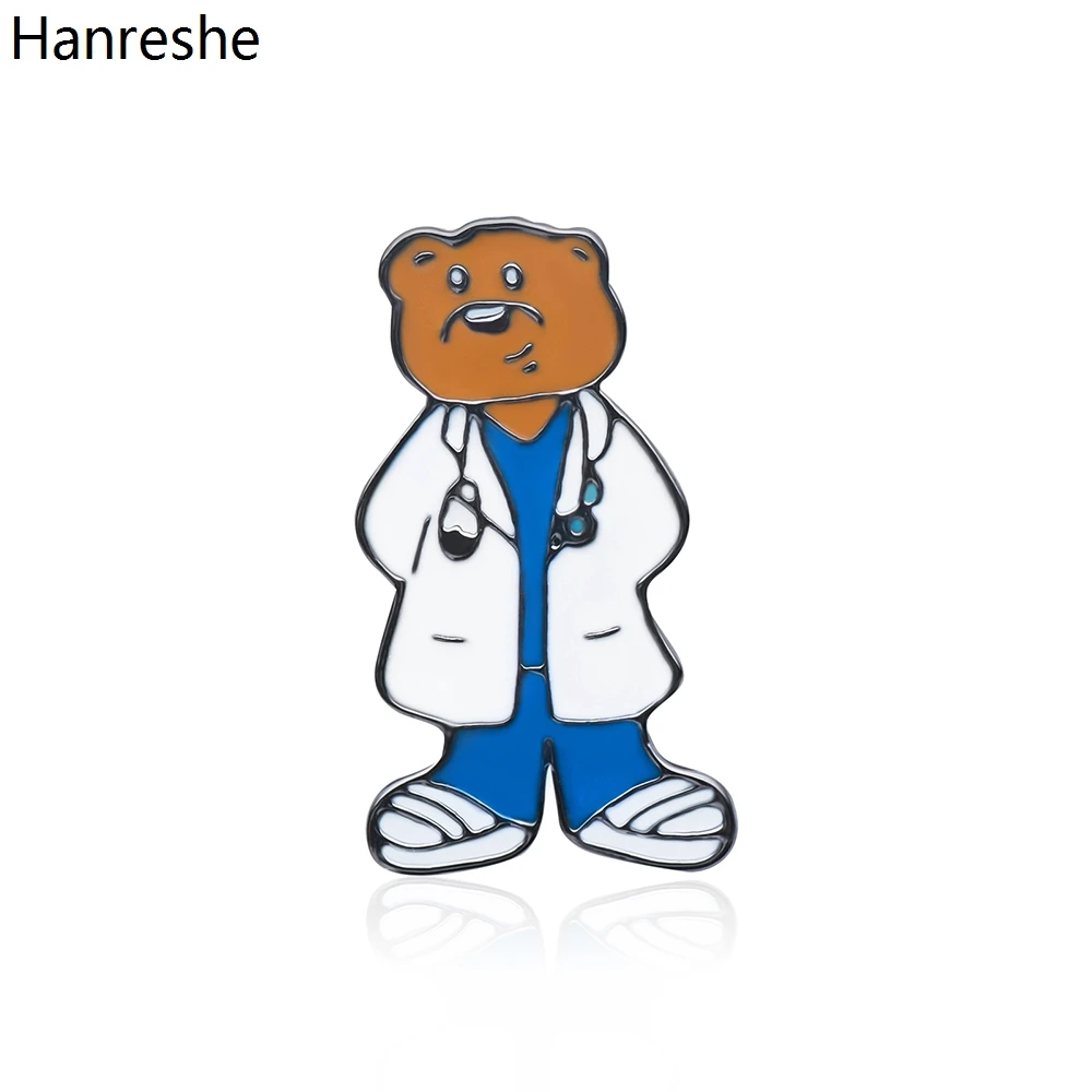 Hanreshe Creative Bear Doctor Enamel Brooch Pins Cute Medical Lapel Backpack Badge Jewelry Accessories Gift for Doctors Nurses
Hanreshe Creative Bear Doctor Enamel Brooch Pins Cute Medical Lapel Backpack Badge Jewelry Accessories Gift for Doctors Nurses