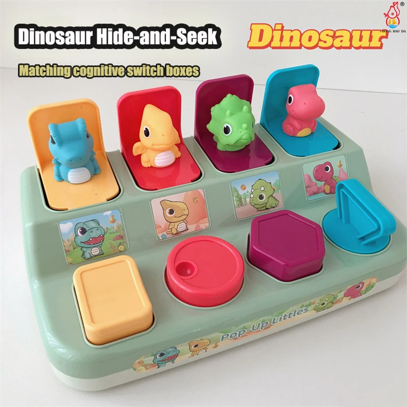 Dinosaur Hide-and-Seek Puzzle Toy Games Child Montessori Games for Children Educational Baby toys 0 12 Months Puzzle for Kids
Dinosaur Hide-and-Seek Puzzle Toy Games Child Montessori Games for Children Educational Baby toys 0 12 Months Puzzle for Kids