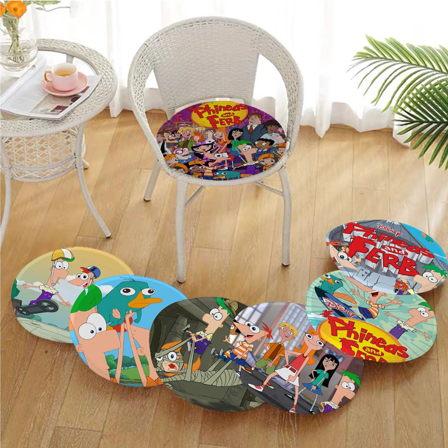 Disney Phineas And Ferb Tie Rope Fabric Cushion Non-slip Living Room Sofa Decor Students Stool Tatami Office Seat Mat
Disney Phineas And Ferb Tie Rope Fabric Cushion Non-slip Living Room Sofa Decor Students Stool Tatami Office Seat Mat
