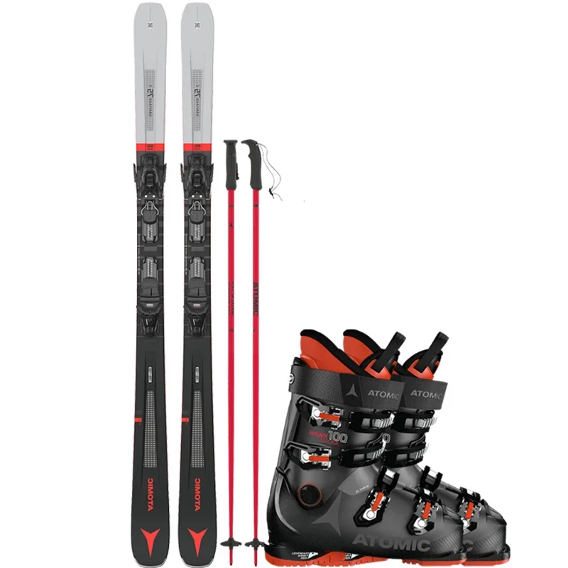 Большой комплект горных лыж Telemark