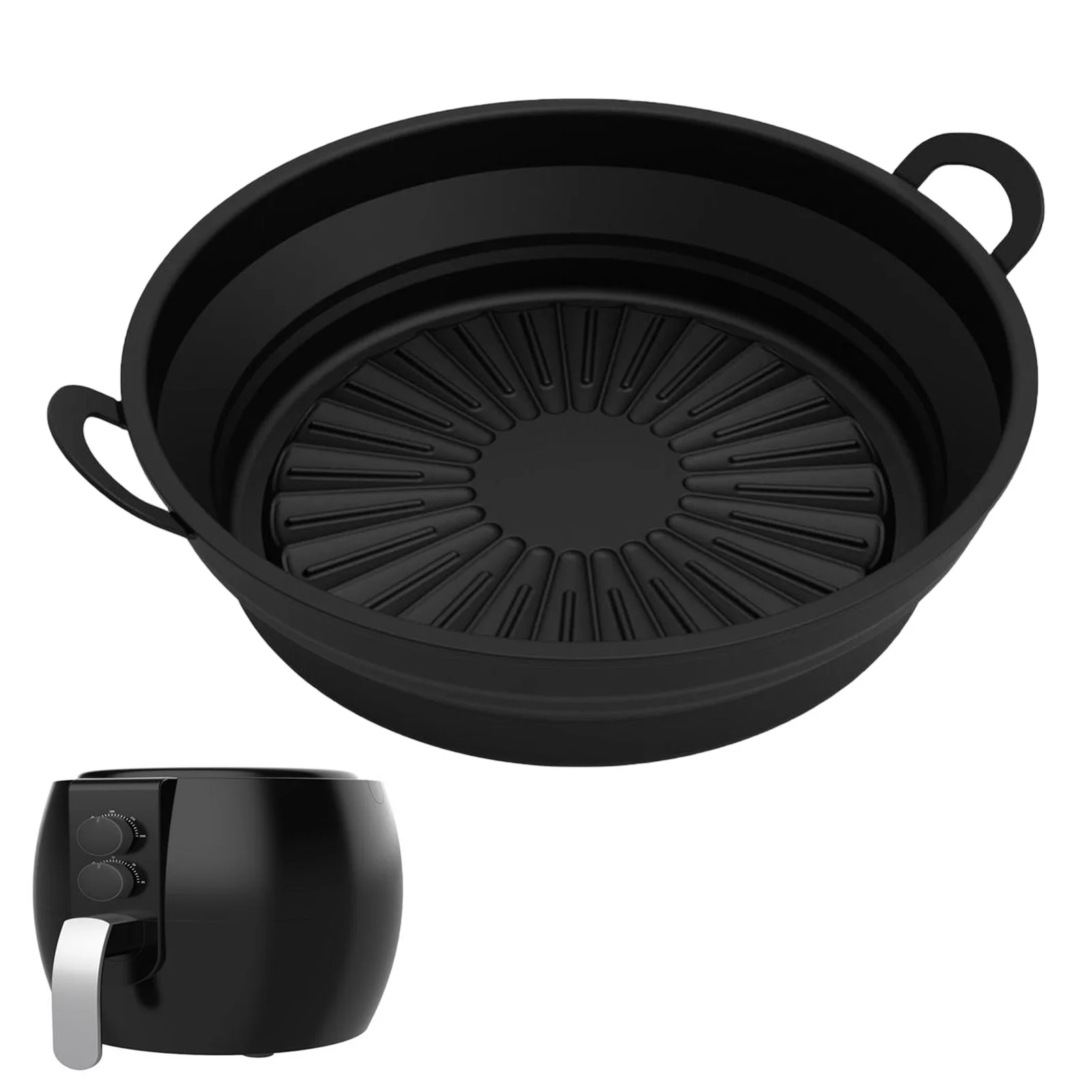 Silicone Air Fryer Pot 8.5inch Reusable Air Fryer Basket Bowl Non Stick Heat Resistant Air Fryer Accessories To Replace
Silicone Air Fryer Pot 8.5inch Reusable Air Fryer Basket Bowl Non Stick Heat Resistant Air Fryer Accessories To Replace