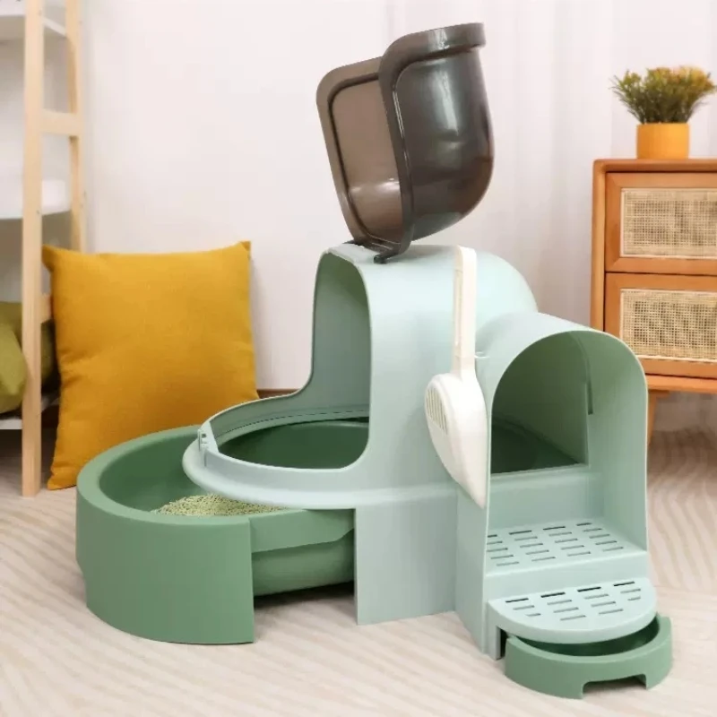 Litter Box Fully Enclosed Oversized Corridor Deodorant Sand-Proof Drawer-Type Kittens Toilet Cat Supplies
Litter Box Fully Enclosed Oversized Corridor Deodorant Sand-Proof Drawer-Type Kittens Toilet Cat Supplies