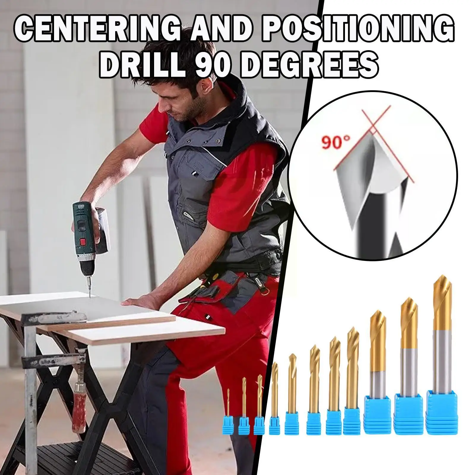 90 Degree Center Drill Tungsten Carbide Point Drill Drill Positioning M5 Angle M3 Drill Centering M4 Tool Chamfer M8 M6 B9j0
90 Degree Center Drill Tungsten Carbide Point Drill Drill Positioning M5 Angle M3 Drill Centering M4 Tool Chamfer M8 M6 B9j0