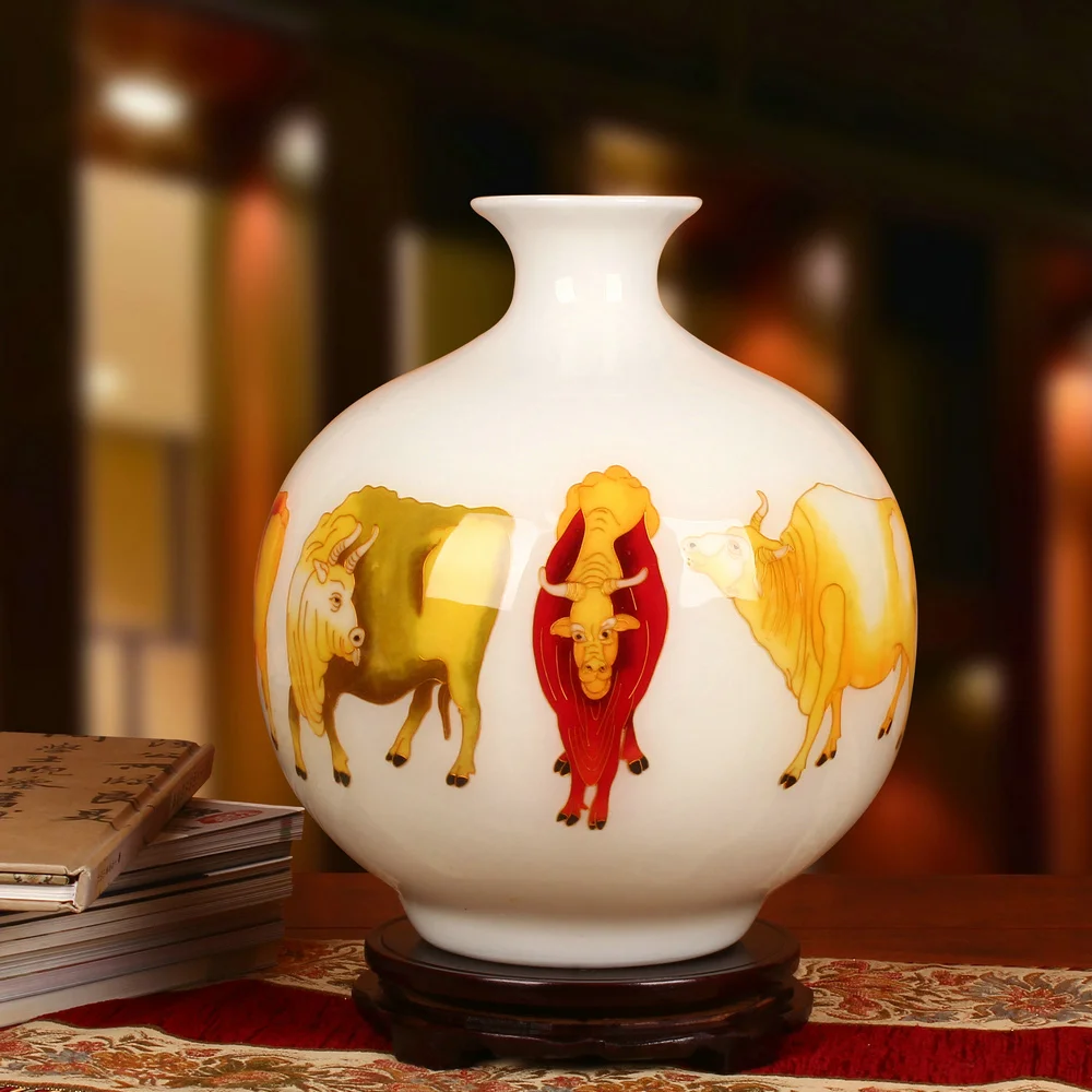 Керамическая ваза Jingdezhen, Высококачественная Золотая солома, белая ваза Five Ox, Современная фотолаборатория
Керамическая ваза Jingdezhen, Высококачественная Золотая солома, белая ваза Five Ox, Современная фотолаборатория