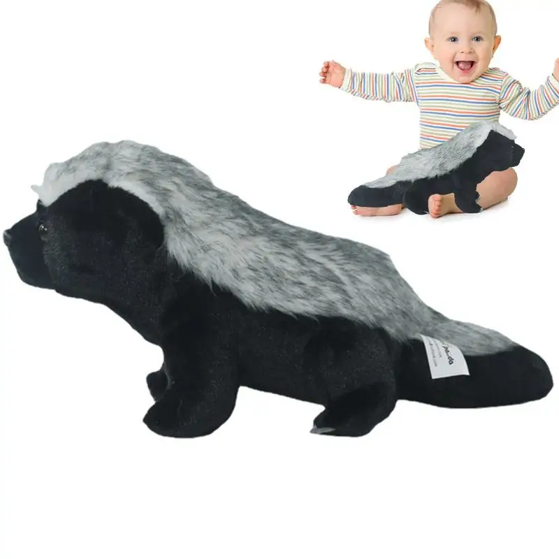 Plush Honey Badger Toy Playful Stuffed Honey Badger Plush Doll Realistic Figure Sleeping Plush Toy Kawaii Stuffed Animal Toy
Plush Honey Badger Toy Playful Stuffed Honey Badger Plush Doll Realistic Figure Sleeping Plush Toy Kawaii Stuffed Animal Toy