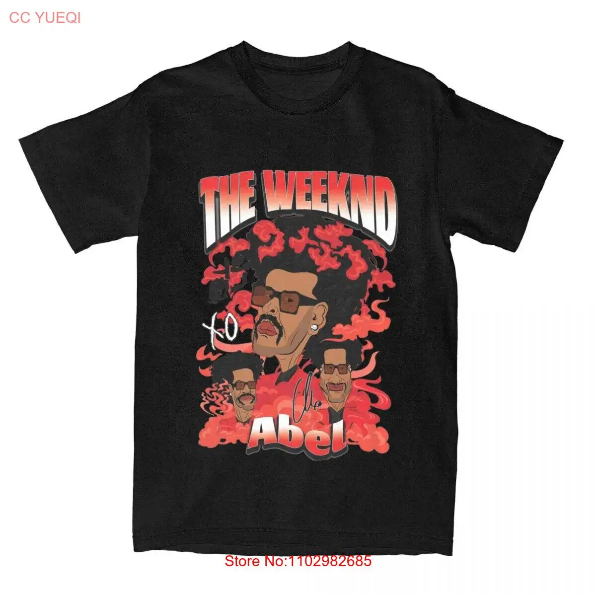 Повседневная музыкальная футболка THE WEEKND для мужчин и женщин хлопковая певицы Abel