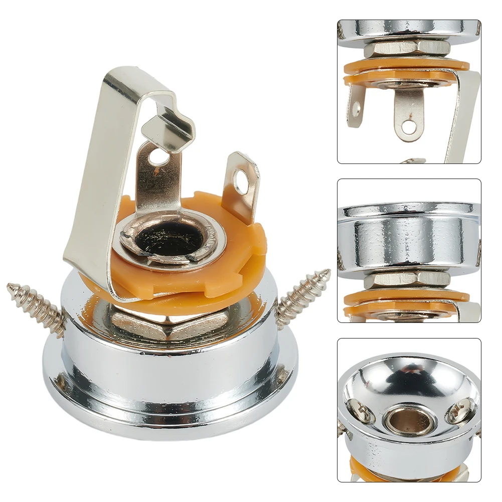 Guitar Electro Sockets Jack Plate Holder For Tele Electric Guitar Accessorys Musical Instruments Electric Guitar Parts
Guitar Electro Sockets Jack Plate Holder For Tele Electric Guitar Accessorys Musical Instruments Electric Guitar Parts
