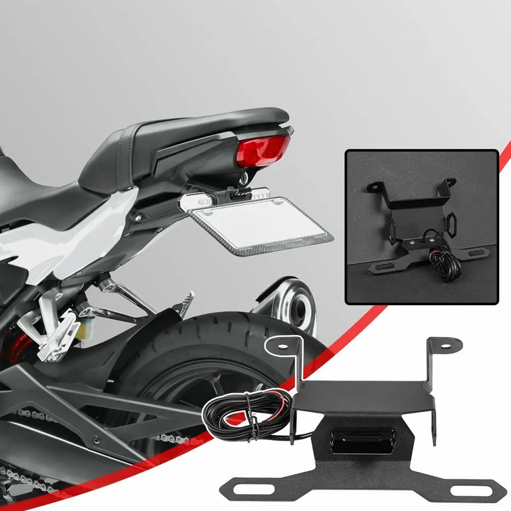 Motorcycle License Plate Holder Tail Tidy For Honda CB125R CB300R CB150R CB250R 2018-2021 CB 125R Fender Eliminator w/ LED Light
Motorcycle License Plate Holder Tail Tidy For Honda CB125R CB300R CB150R CB250R 2018-2021 CB 125R Fender Eliminator w/ LED Light