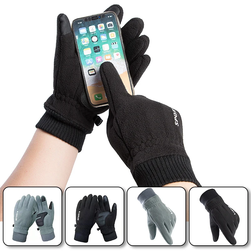 Knitted Winter Warm Gloves Touch Screen Men Women Sports Gloves Anti-Slip Velvet Thick Gloves Unisex Elastic for Driving Running
Knitted Winter Warm Gloves Touch Screen Men Women Sports Gloves Anti-Slip Velvet Thick Gloves Unisex Elastic for Driving Running