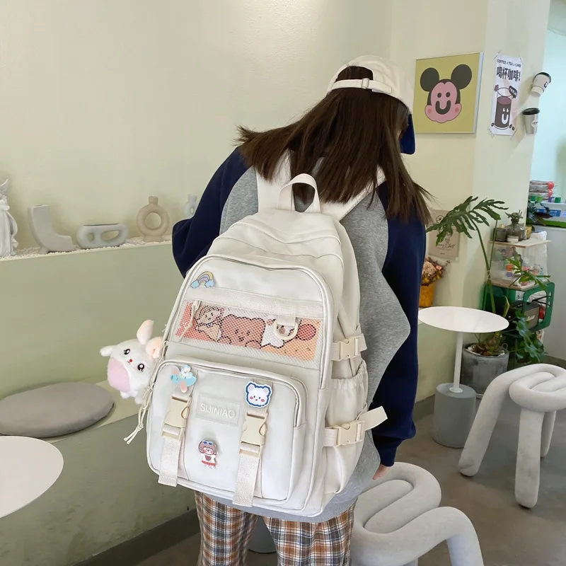 Harajuku canvas bag junior high school student schoolbag female 2022 spring new girl backpack
Harajuku canvas bag junior high school student schoolbag female 2022 spring new girl backpack