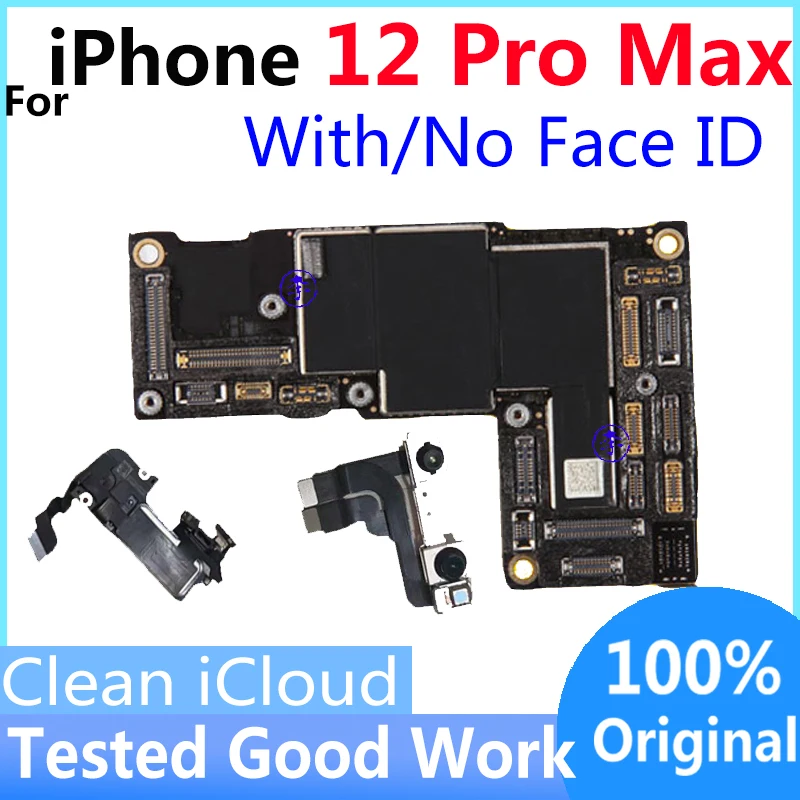 Оригинальная материнская плата для iPhone 12 PRO MAX с идентификацией по лицу, 128 ГБ, 256 ГБ, для iPhone 12 pro max, разблокированная материнская плата 12
Оригинальная материнская плата для iPhone 12 PRO MAX с идентификацией по лицу, 128 ГБ, 256 ГБ, для iPhone 12 pro max, разблокированная материнская плата 12