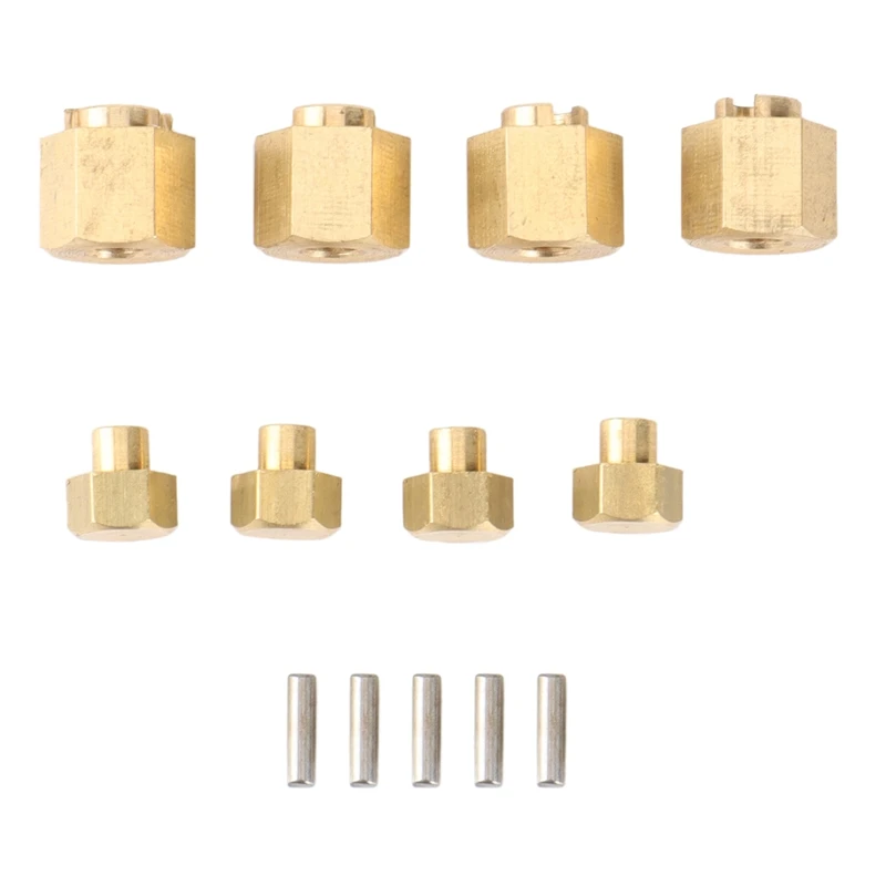 4PCS Brass Wheel Hex 6Mm Extended Adapter For 1/24 RC Crawler SCX24 AXI90081 AXI00002 AXI00001 Upgrade Parts
4PCS Brass Wheel Hex 6Mm Extended Adapter For 1/24 RC Crawler SCX24 AXI90081 AXI00002 AXI00001 Upgrade Parts