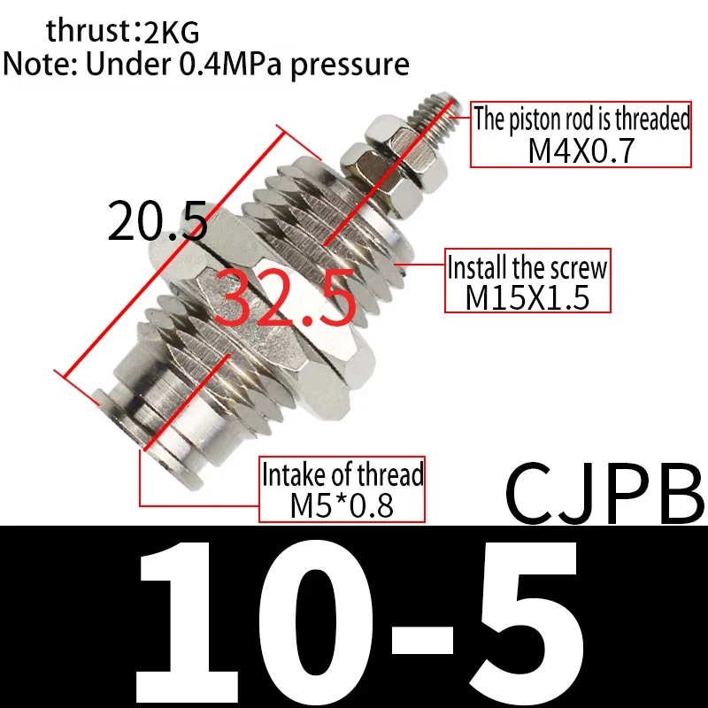 Тип SMC CJPB CJPB6-5 CJPB10-10 CJPB15-10 CJPB15-10 CJPB15-10 Односторонний пружинный штифт Микроигольчатый воздушный цилиндр
Тип SMC CJPB CJPB6-5 CJPB10-10 CJPB15-10 CJPB15-10 CJPB15-10 Односторонний пружинный штифт Микроигольчатый воздушный цилиндр