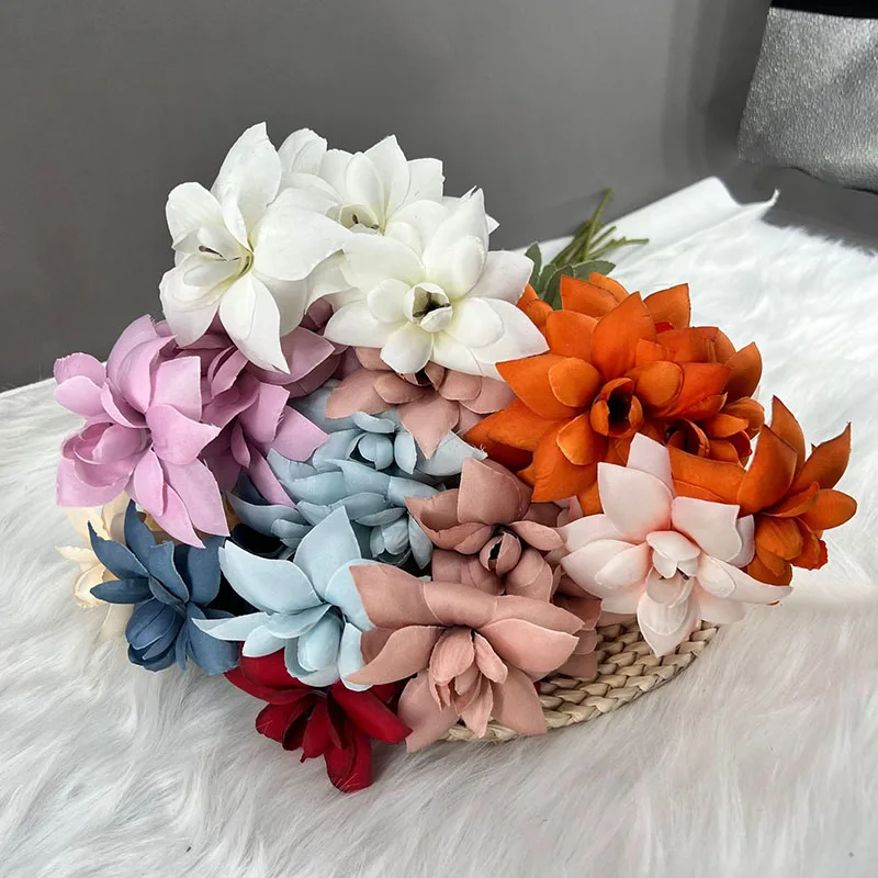 6 Head Imitation Magnolia Flower Wedding Home Decoration Bedroom Dining Table Outdoor Garden Scene Accessories Silk Flower
6 Head Imitation Magnolia Flower Wedding Home Decoration Bedroom Dining Table Outdoor Garden Scene Accessories Silk Flower