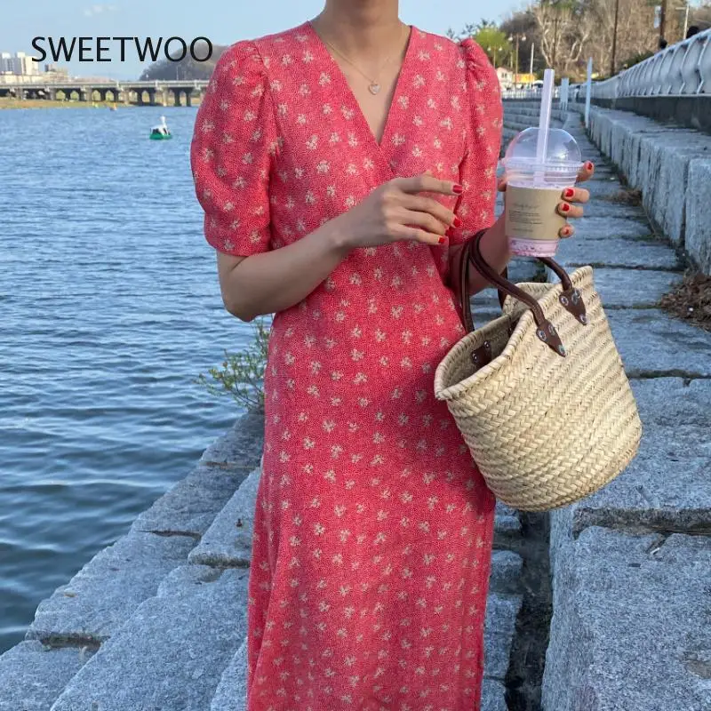 Women Summer Elegant V Neck Floral Long Chiffon Wrap Dress 2021 New Lacing Up Slim Waist A-line Maxi Sundress
Women Summer Elegant V Neck Floral Long Chiffon Wrap Dress 2021 New Lacing Up Slim Waist A-line Maxi Sundress