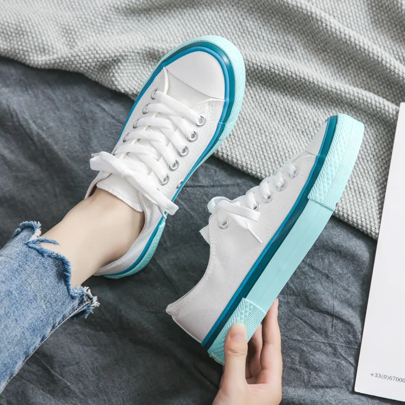 Spring/Autumn 2021 New Women Canvas Shoes Low Cut Breathable Fashion Sneakers Flats Shoes Woman Lace-up Shallow Ladies Shoes
Spring/Autumn 2021 New Women Canvas Shoes Low Cut Breathable Fashion Sneakers Flats Shoes Woman Lace-up Shallow Ladies Shoes