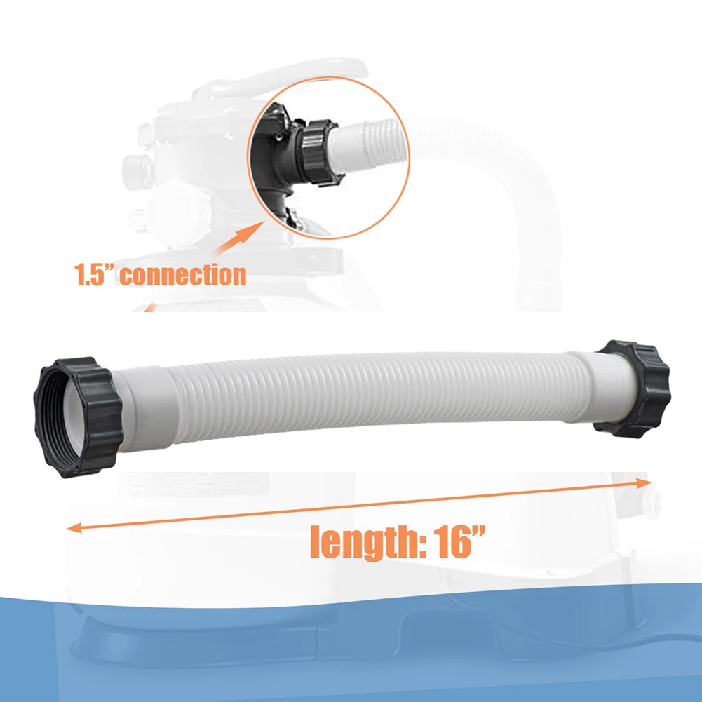 1pcs Pool Hose For Intex 11535 Pool Sand Filter Pump Hose Interconnecting Hose For Hot Tub Spas Swimming Pool Connector Fitting
1pcs Pool Hose For Intex 11535 Pool Sand Filter Pump Hose Interconnecting Hose For Hot Tub Spas Swimming Pool Connector Fitting