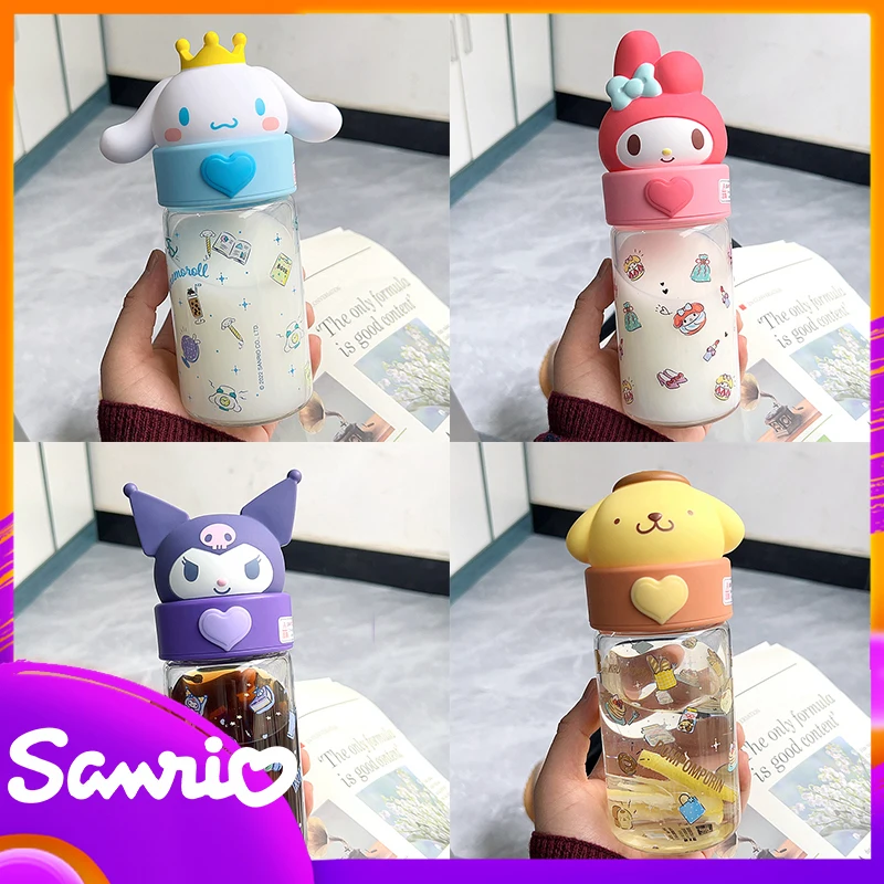 360ml Sanrio Figure Water Cup Cinnamoroll Mymelody Kuromi Pompom Purin Kawaii Cute High Temperature Resistance Glass Cup Gifts
360ml Sanrio Figure Water Cup Cinnamoroll Mymelody Kuromi Pompom Purin Kawaii Cute High Temperature Resistance Glass Cup Gifts