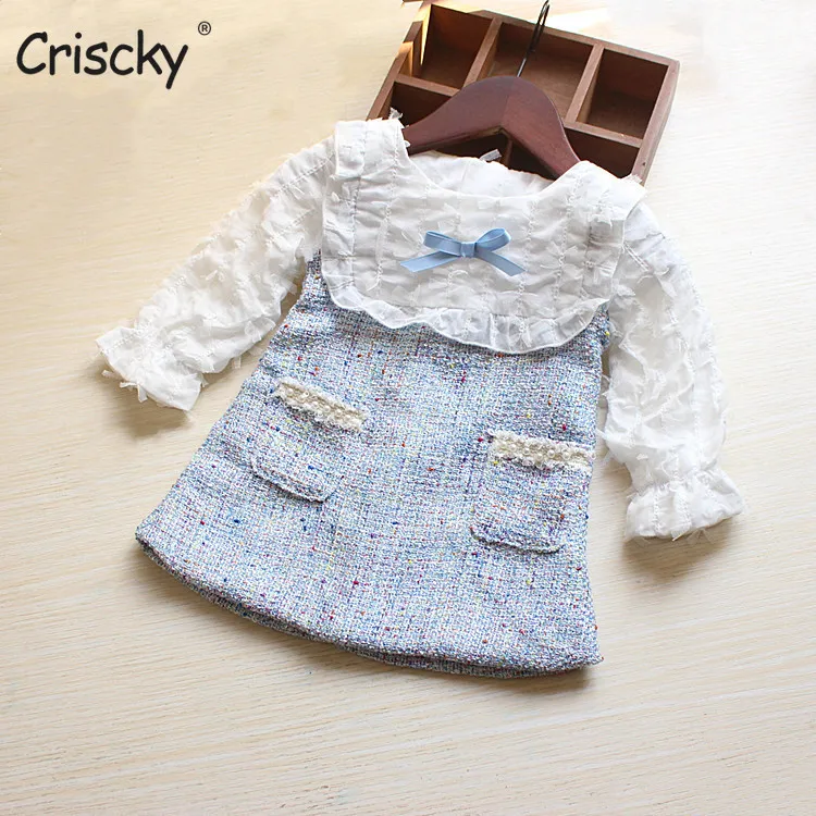 CrisckyGirls 2022 Spring Autumn New Dress Little Girls Bowknot Ruffles Small Fragrance Princess Dresses Fake 2 Pieces Dress
CrisckyGirls 2022 Spring Autumn New Dress Little Girls Bowknot Ruffles Small Fragrance Princess Dresses Fake 2 Pieces Dress