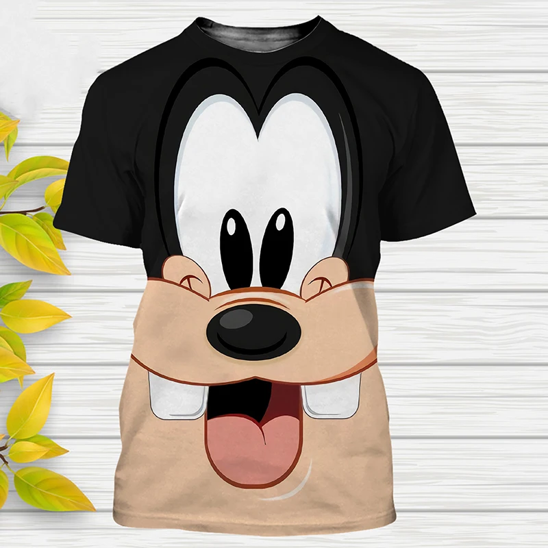 Новые футболки Disney Goofy, мультяшный аниме 3D принт, уличная одежда для мужчин и женщин, Повседневная модная футболка большого размера, детские топы
Новые футболки Disney Goofy, мультяшный аниме 3D принт, уличная одежда для мужчин и женщин, Повседневная модная футболка большого размера, детские топы