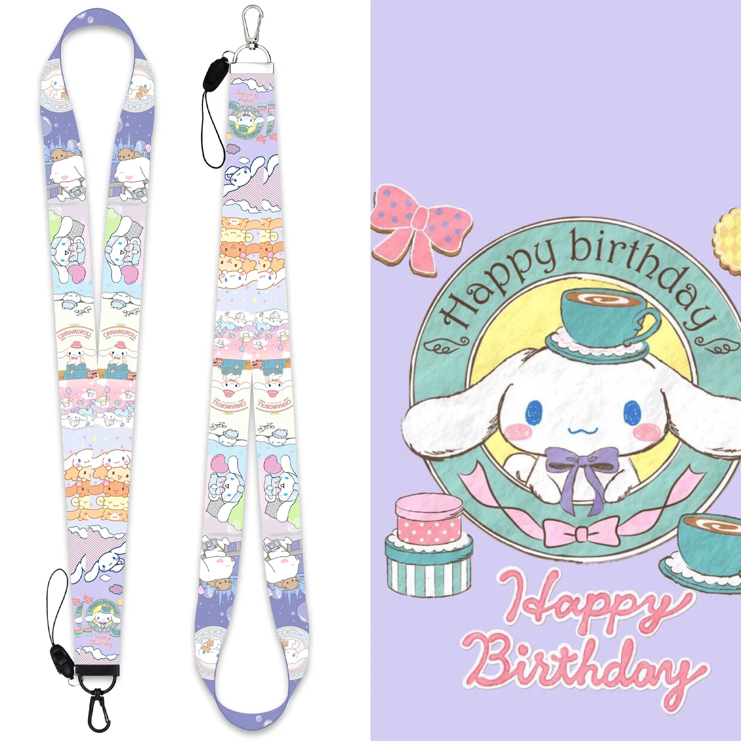 Cartoon Sanrio Cinnamoroll New Anime Peripheral Mobile Phone Pendant Work ID Card Lanyard Cartoon Keychain Ladies Jewelry Gift
Cartoon Sanrio Cinnamoroll New Anime Peripheral Mobile Phone Pendant Work ID Card Lanyard Cartoon Keychain Ladies Jewelry Gift