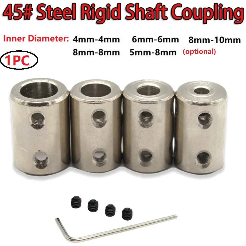 1set Coupling Screw Wrench 4/5/6/8/10mm Rigid Shaft Coupling Motor Connector Sleeve 45 Steel Hardware Power Tool Accessory
1set Coupling Screw Wrench 4/5/6/8/10mm Rigid Shaft Coupling Motor Connector Sleeve 45 Steel Hardware Power Tool Accessory