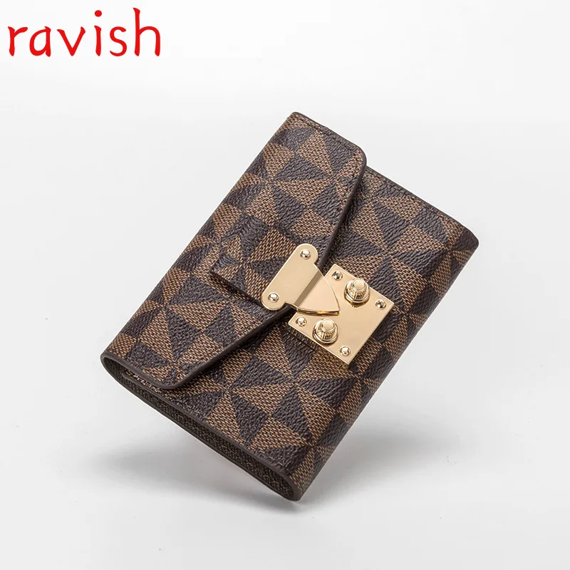 Fashion Short Coin Purse 2022 New Genuine Leather Ladies Lock Printed Trifold Mini Wallet Luxury Brand Designer Purses Money Bag
Fashion Short Coin Purse 2022 New Genuine Leather Ladies Lock Printed Trifold Mini Wallet Luxury Brand Designer Purses Money Bag