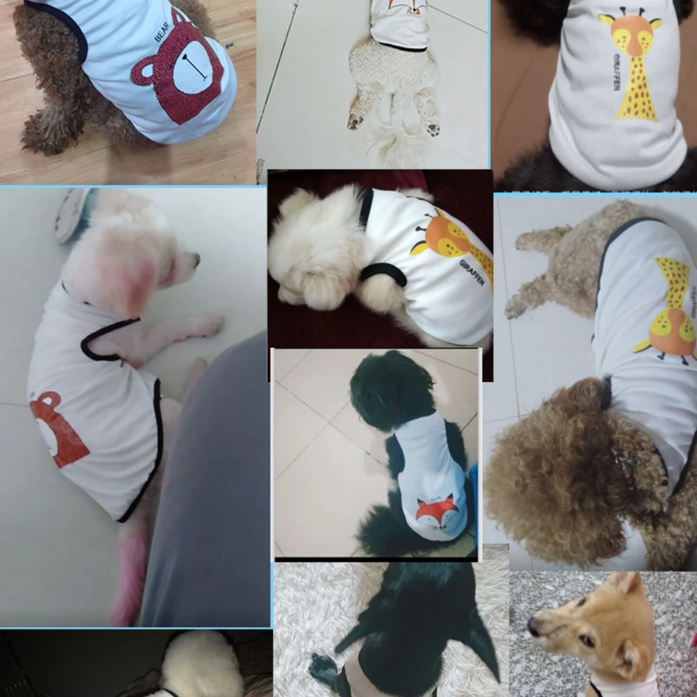 HUIJI 1 Pc Small dog clothes summer clothes thin style cat Bichon law fight Pomeranian small dog summer vest clothes
HUIJI 1 Pc Small dog clothes summer clothes thin style cat Bichon law fight Pomeranian small dog summer vest clothes