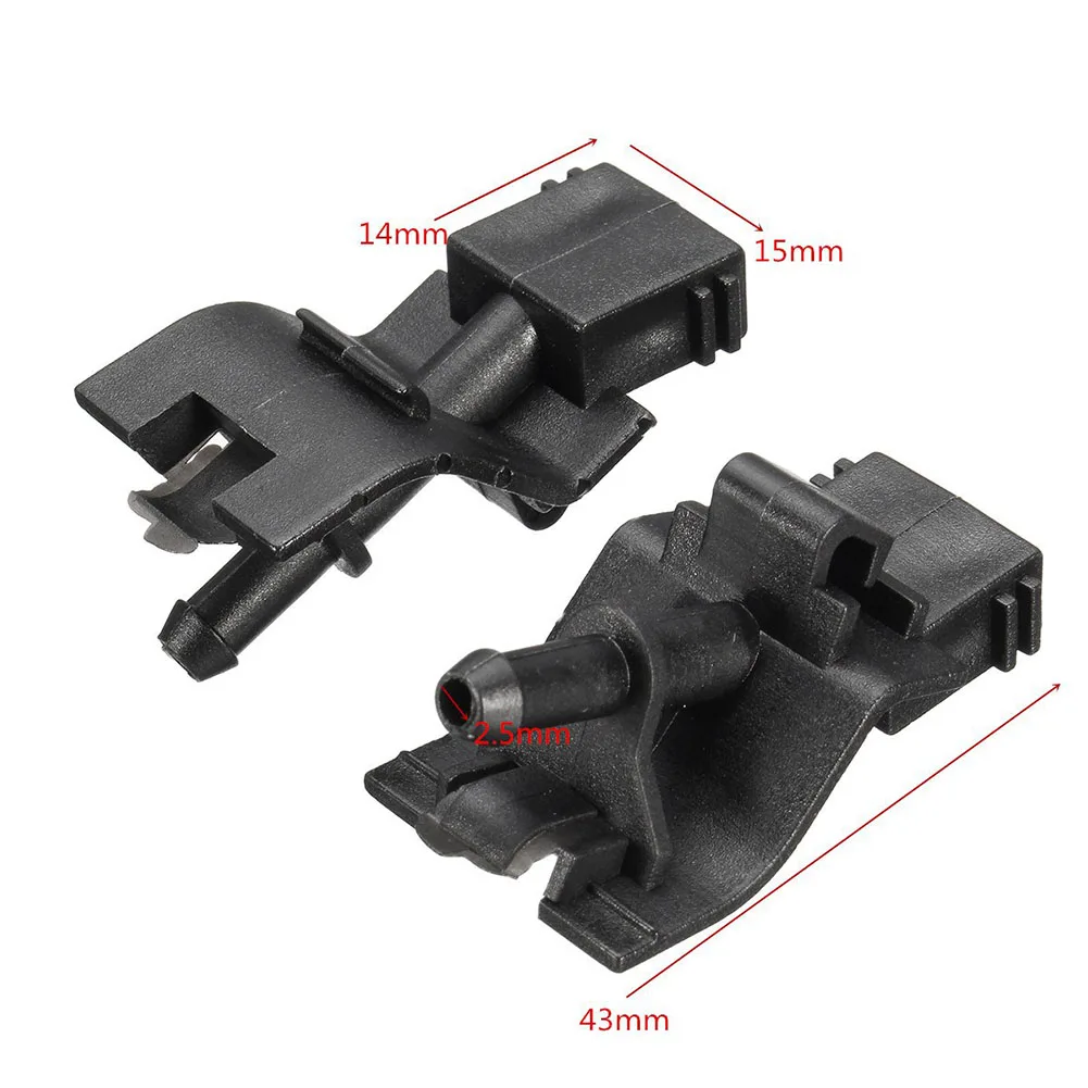 2 Pcs/Set Car Universal Front Windshield Wiper Nozzle Jet Sprayer Kits Sprinkler Water Fan Spout Cover Washer Outlet Adjustment
2 Pcs/Set Car Universal Front Windshield Wiper Nozzle Jet Sprayer Kits Sprinkler Water Fan Spout Cover Washer Outlet Adjustment