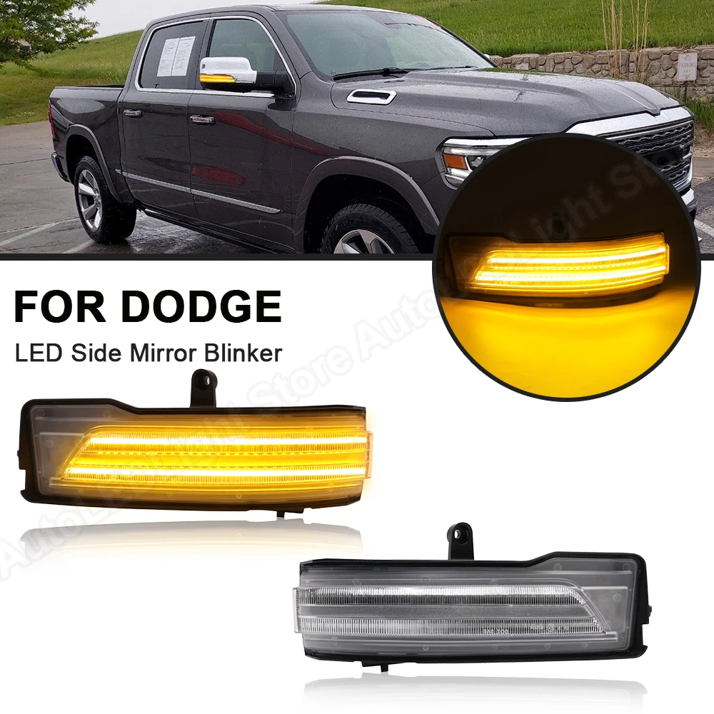 For Dodge Ram 1500 2019-2022 Pure Amber LED Side Mirror Blinker Lights No Error 2PCS Flowing Turn Signal Indicator Lamps
For Dodge Ram 1500 2019-2022 Pure Amber LED Side Mirror Blinker Lights No Error 2PCS Flowing Turn Signal Indicator Lamps