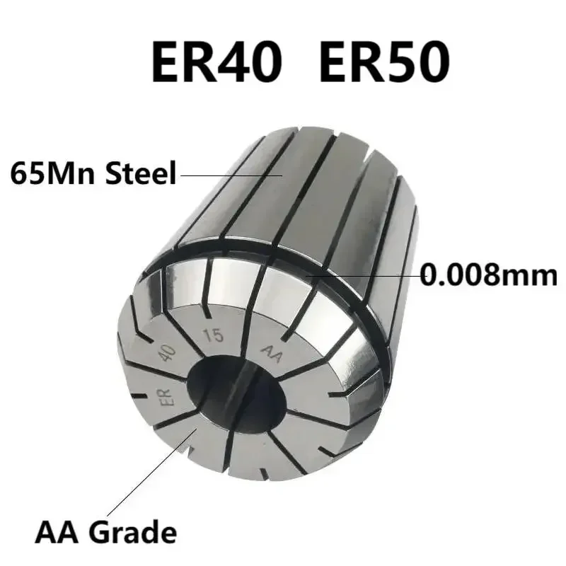 ER40 ER50 Spring Collect Chuck Clamp 4 6 8 10 12 14 16 18 20 22 24 26mm Spring Collet Set AA 0.008mm ER Collect ER40 ER50 
ER40 ER50 Spring Collect Chuck Clamp 4 6 8 10 12 14 16 18 20 22 24 26mm Spring Collet Set AA 0.008mm ER Collect ER40 ER50