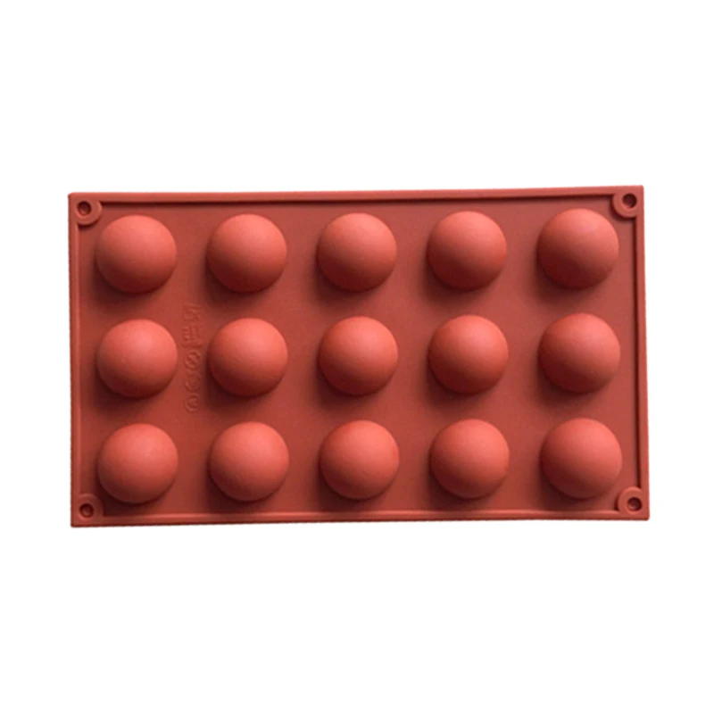 15 Small Semicircle With Holes, Hemispherical Diy Silicone Cake Mold 
15 Small Semicircle With Holes, Hemispherical Diy Silicone Cake Mold