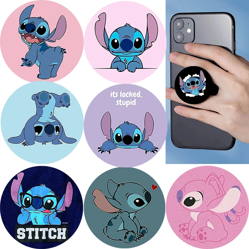 Kawaii Stitch Popular Phone Socket Folding Phone Holder Stand Phones Grip Mobile Phone Accessories Soporte Movil For All iPhone
Kawaii Stitch Popular Phone Socket Folding Phone Holder Stand Phones Grip Mobile Phone Accessories Soporte Movil For All iPhone