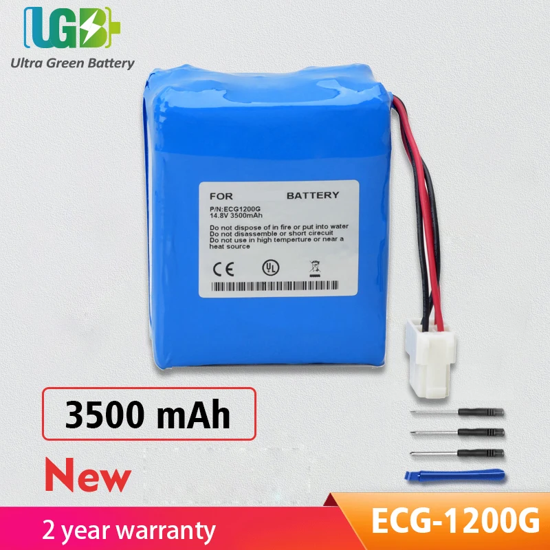 UGB New ECG-1200G Battery For CONTEC ECG-1200 ECG-1200G ECG-1600D Electrocardiograph Battery Lithium Battery
UGB New ECG-1200G Battery For CONTEC ECG-1200 ECG-1200G ECG-1600D Electrocardiograph Battery Lithium Battery