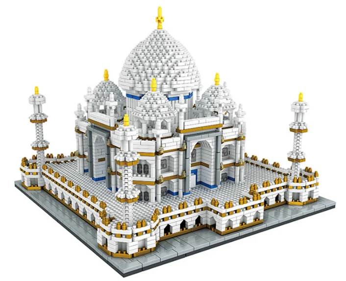 9914 World Architecture Taj Mahal Palace 3D Model 3950pcs DIY Mini Diamond Blocks Bricks Building Toy For Children Gifts
9914 World Architecture Taj Mahal Palace 3D Model 3950pcs DIY Mini Diamond Blocks Bricks Building Toy For Children Gifts