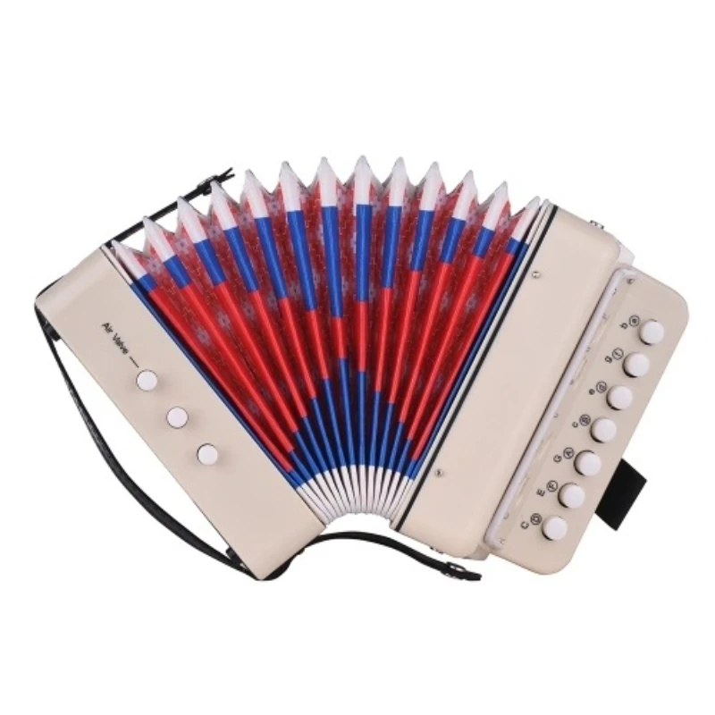 New Mini Children's 10-Key Accordion Student Introduction Self-Taught Playing Musical Instrument Toy Accordion music instrument
New Mini Children's 10-Key Accordion Student Introduction Self-Taught Playing Musical Instrument Toy Accordion music instrument