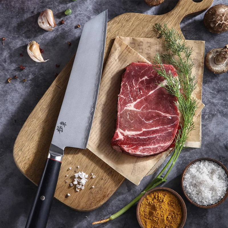 Handmade Damascus Knife 3 Layers Clad Steel Kitchen Knives Sharp Slicing Kiritsuke Cleaver Japanese Knife With Wood Scabbard
Handmade Damascus Knife 3 Layers Clad Steel Kitchen Knives Sharp Slicing Kiritsuke Cleaver Japanese Knife With Wood Scabbard