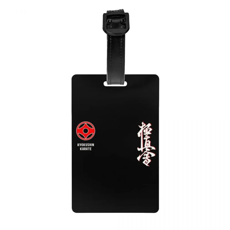 Бирка для багажа каратэ Kyokushin на заказ, защитная этикетка для багажа в боевых искусствах, дорожная сумка, чемодан