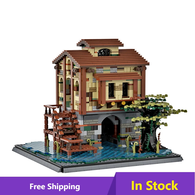 Деревенские строительные блоки, болотный домик, искусственное дерево, модель высокотехнологичных классических игрушек для мальчиков, укра... 
Деревенские строительные блоки, болотный домик, искусственное дерево, модель высокотехнологичных классических игрушек для мальчиков, укра...