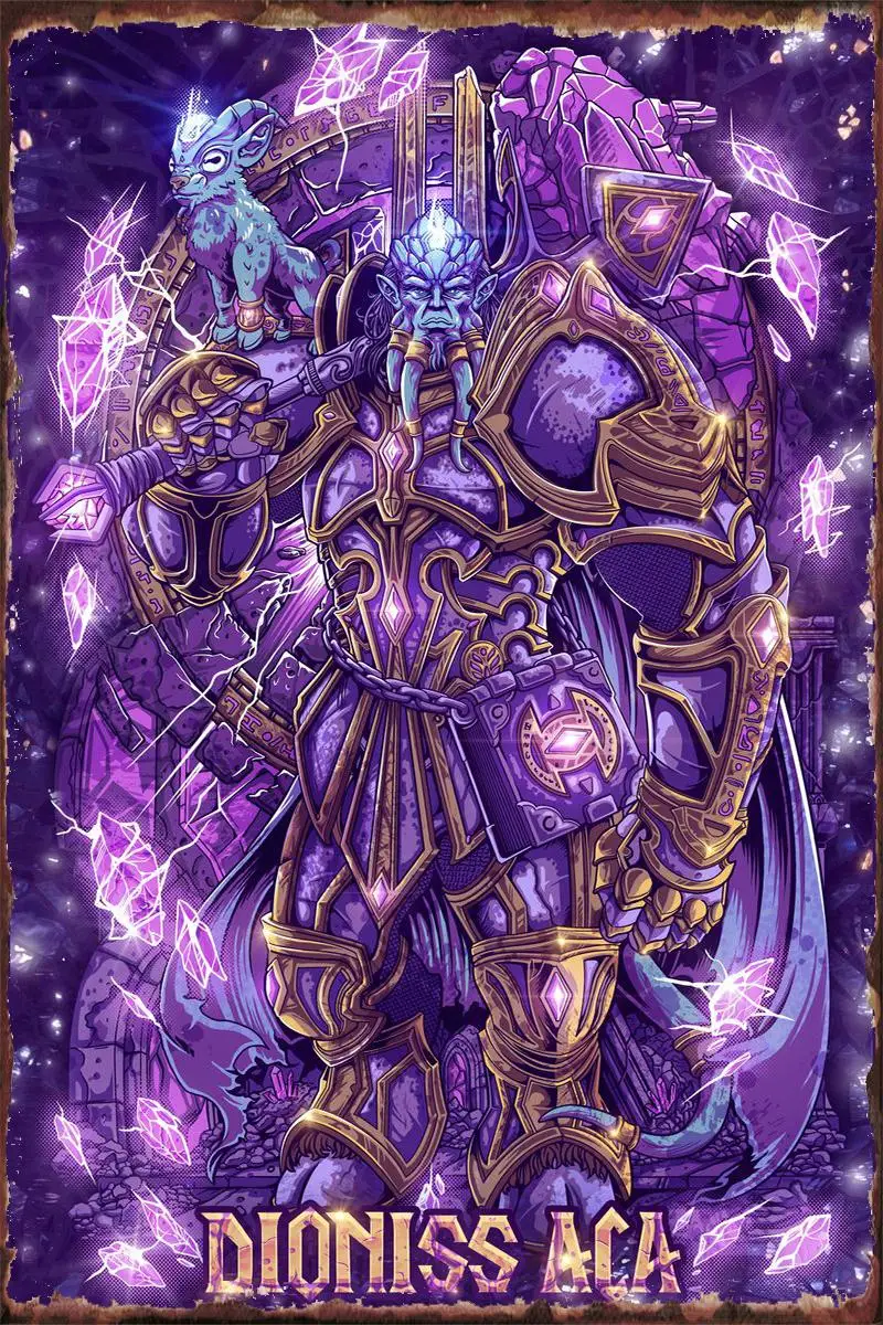 Draenei Paladin Tin Sign Tin Plates Wall Decor Room Decoration Retro Vintage Metal Sign For Art Club Man Cave Cafe Pub Home
Draenei Paladin Tin Sign Tin Plates Wall Decor Room Decoration Retro Vintage Metal Sign For Art Club Man Cave Cafe Pub Home