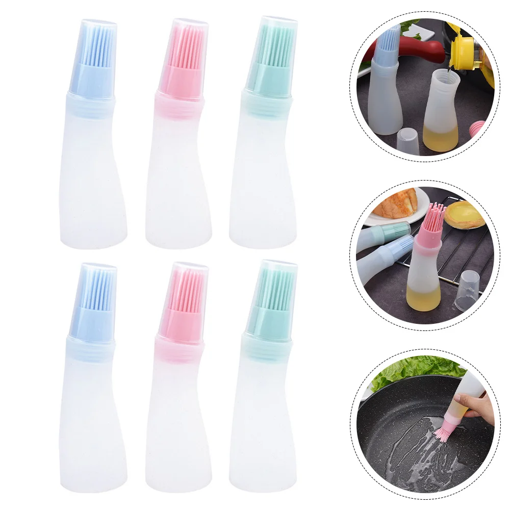 Brush Oil Bottle Sauce Silicone Dispenser Bottles Seasoning Barbecue Baking Basting Kitchen Brushes Cooking Bbq Butter Pastry
Brush Oil Bottle Sauce Silicone Dispenser Bottles Seasoning Barbecue Baking Basting Kitchen Brushes Cooking Bbq Butter Pastry