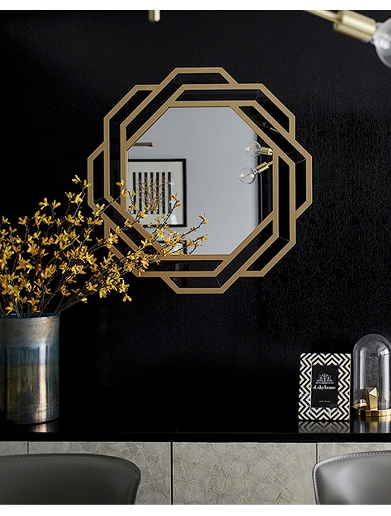 Porch wall decoration Wall hanging mirror decoration mirror decoration living room sofa background wall wall corridor pendant
Porch wall decoration Wall hanging mirror decoration mirror decoration living room sofa background wall wall corridor pendant