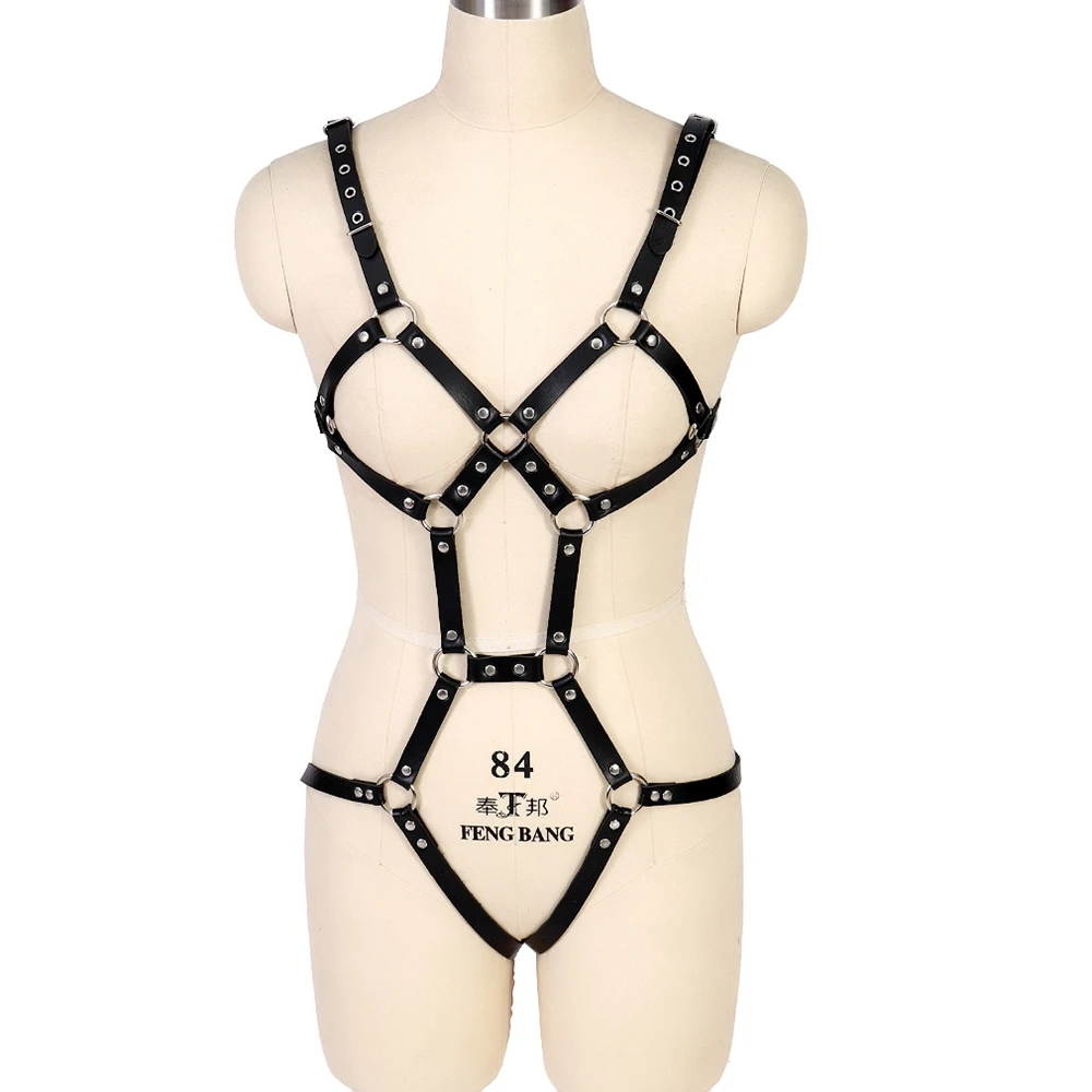 Sexy Lingerie Female Body Harajuku Harness Garter Belt Leather Harness Bondage Straps Belt Leg Stockings Women Straps Suspenders
Sexy Lingerie Female Body Harajuku Harness Garter Belt Leather Harness Bondage Straps Belt Leg Stockings Women Straps Suspenders