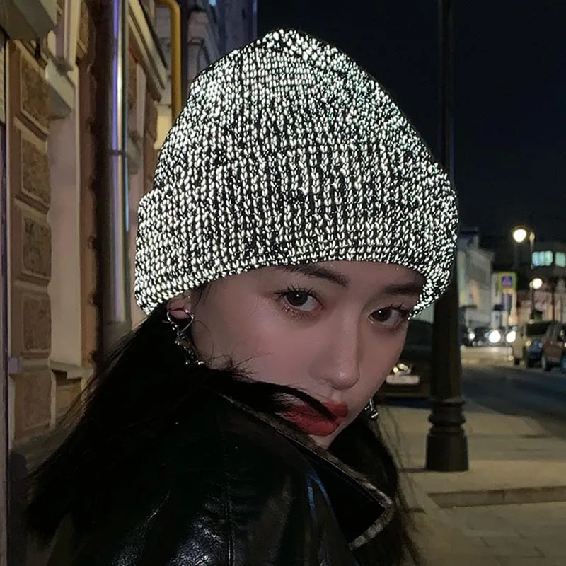 Winter Warm Ski Beanies Hat Outdoor Warm Crochet Hat Fashion Women Men's Reflective Hat New Shiny Hat LUXXETON Hats for Women
Winter Warm Ski Beanies Hat Outdoor Warm Crochet Hat Fashion Women Men's Reflective Hat New Shiny Hat LUXXETON Hats for Women