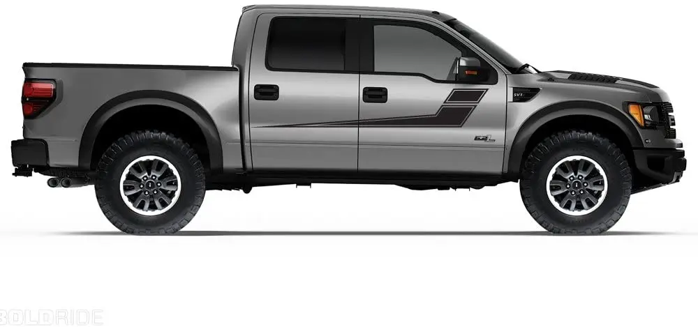 Factory Crafts Rally Stripes Side Graphics Kit 3M Vinyl Decal Wrap Compatible with Ford Raptor Crew Cab 20102014 Matte Black
Factory Crafts Rally Stripes Side Graphics Kit 3M Vinyl Decal Wrap Compatible with Ford Raptor Crew Cab 20102014 Matte Black