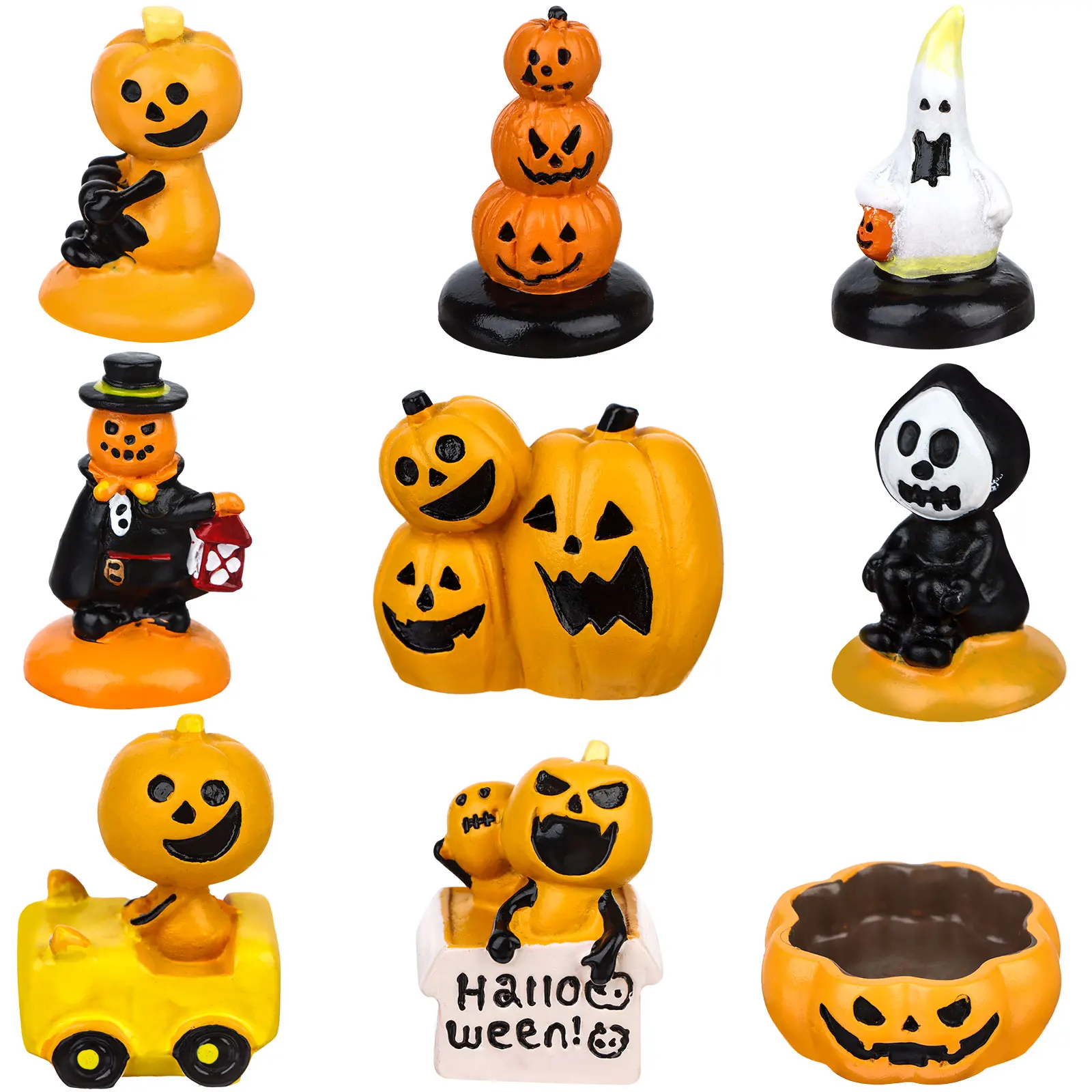 8Pcs Halloween Miniature Pumpkin Figurine Halloween Pumpkin Ornament Mini Resin Home Decorations Small Ornaments
8Pcs Halloween Miniature Pumpkin Figurine Halloween Pumpkin Ornament Mini Resin Home Decorations Small Ornaments